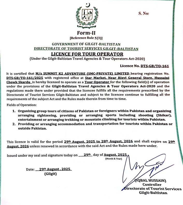 summit-k2-adventure-licence
